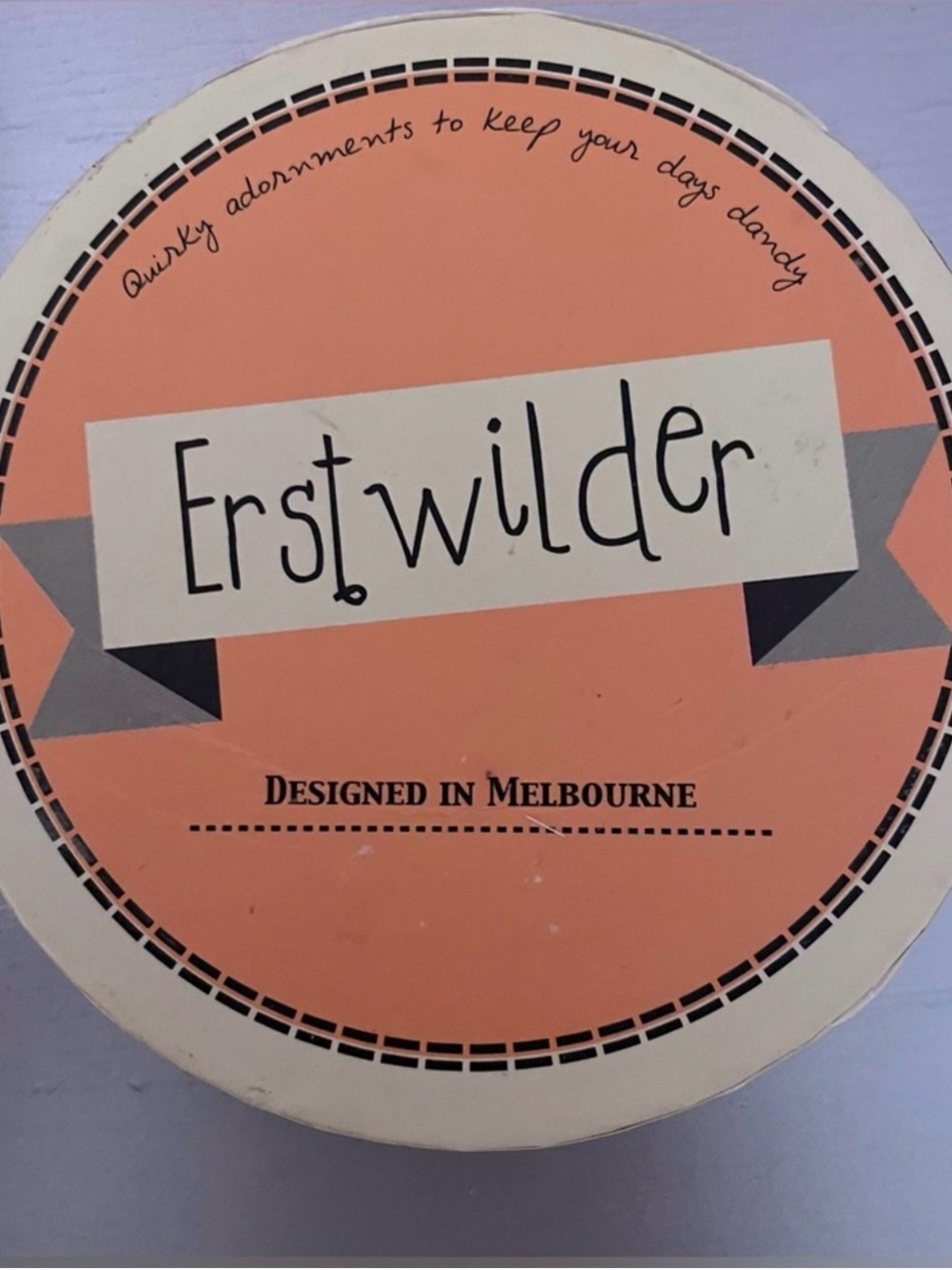LOOKING FOR Erstwilder Round storage box to buy message me in comments